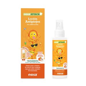 Loción Antipiojos 5% Dimeticona aroma Melocotón 100ml