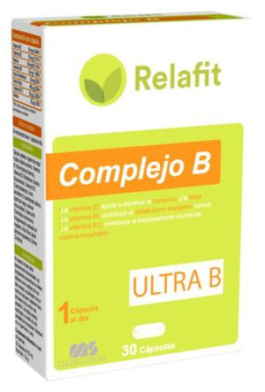 Relafit Complejo Vitamina B 30 cápsulas