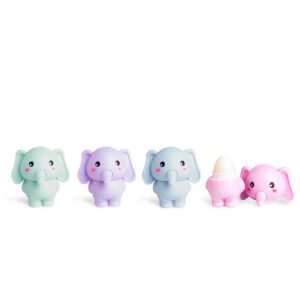 Martinelia Cute Elephant Lip Balm (Coconut, Strawberry, Grape, Marshmallow)
