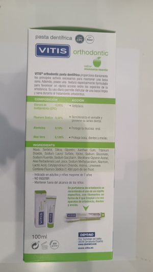 Pack Vitis Ortho Pasta 100ML+Colutorio 500ml - Imagen 2