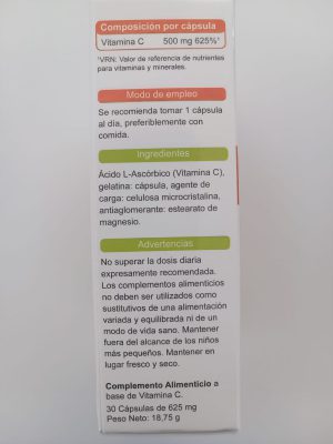 Relafit Vitamina C Forte 30 cápsulas - Imagen 2