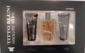 Titto Bluni Assoluto Nero Uomo EDT Spray 75ML Sets