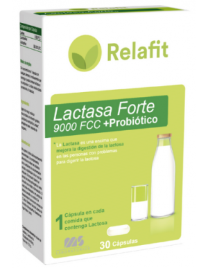 Lactasa Forte 30 cápsulas Relafit