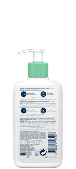 Gel Limpiador Espumoso Cerave 473ml - Imagen 2