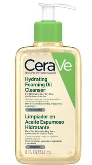 Aceite Limpiador Espumoso Cerave 473ml